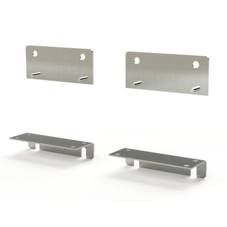 Saginaw Control & Engineering Mounting Kit, 6 in. H x 6 in. W x 6 in. L, Stainless Steel SCE-HDWMKSS